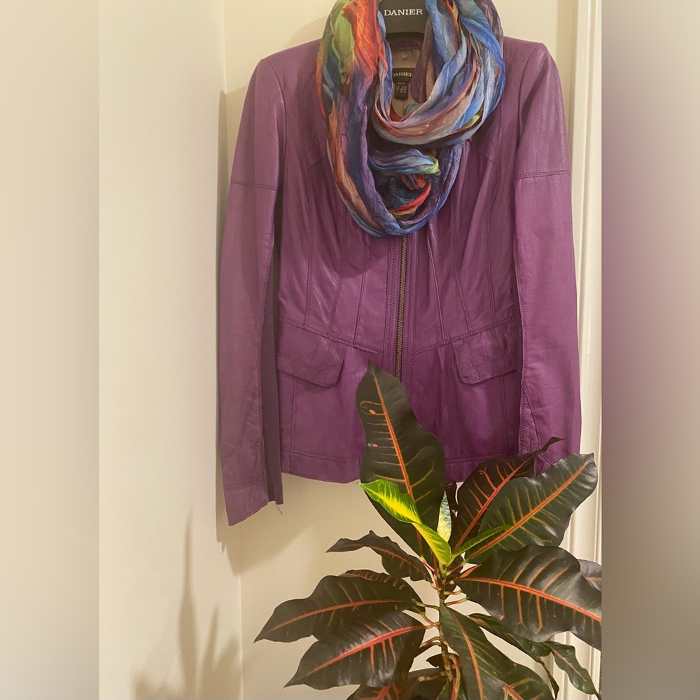 Danier Leather Purple Jacket💜